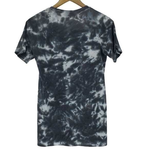 Easy E black & white tie dye short sleeve tee with face print men's size small - Picture 2 of 11